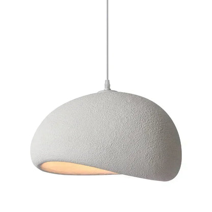 Suspension dôme finition sablée mate blanc cassé E27 – Atelier Fancy Light
