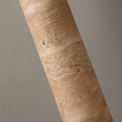 Suspension travertin texture pierre naturelle veines organiques macro wabi-sabi – Atelier Fancy Light
